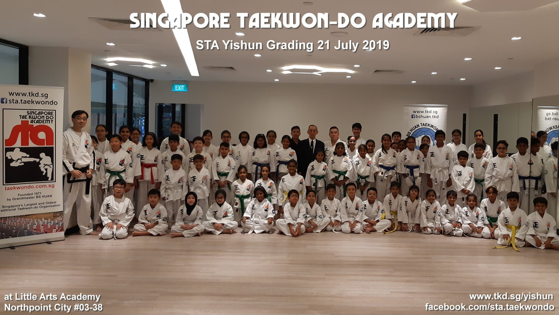 Indoors Private Training Studios Yishun Bedok Orchard Katong Paya Lebar Singapore Taekwondo Academy STA Adrian Huan Grading